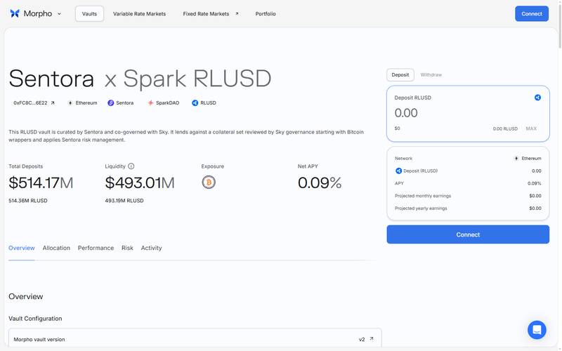 Enter the supply amount with projected yield shown in the interface
